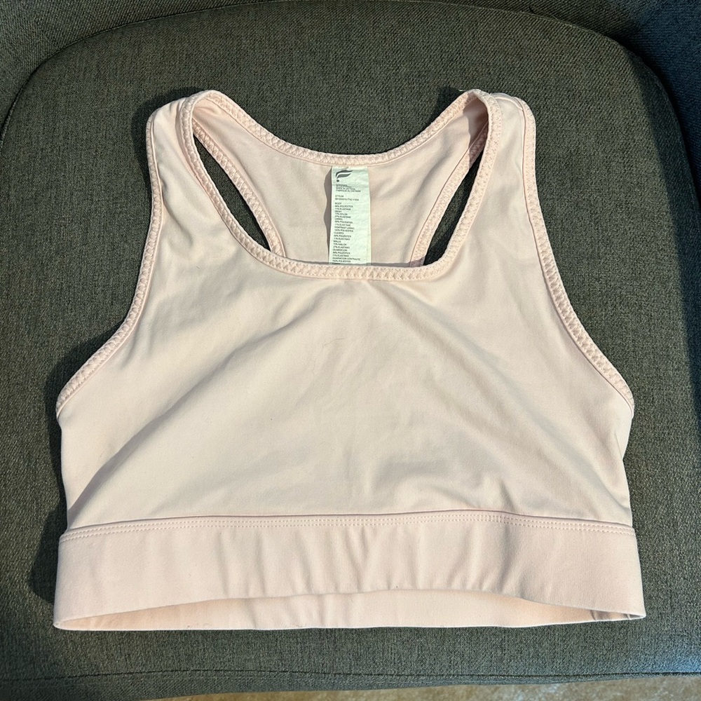 Fabletics Light Pink Sports Bra